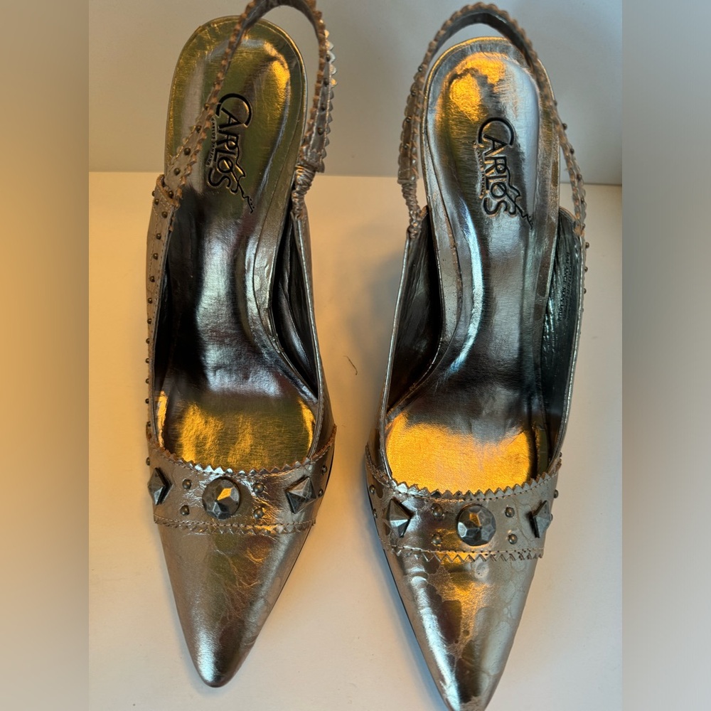 Carlos Santana Silver heels